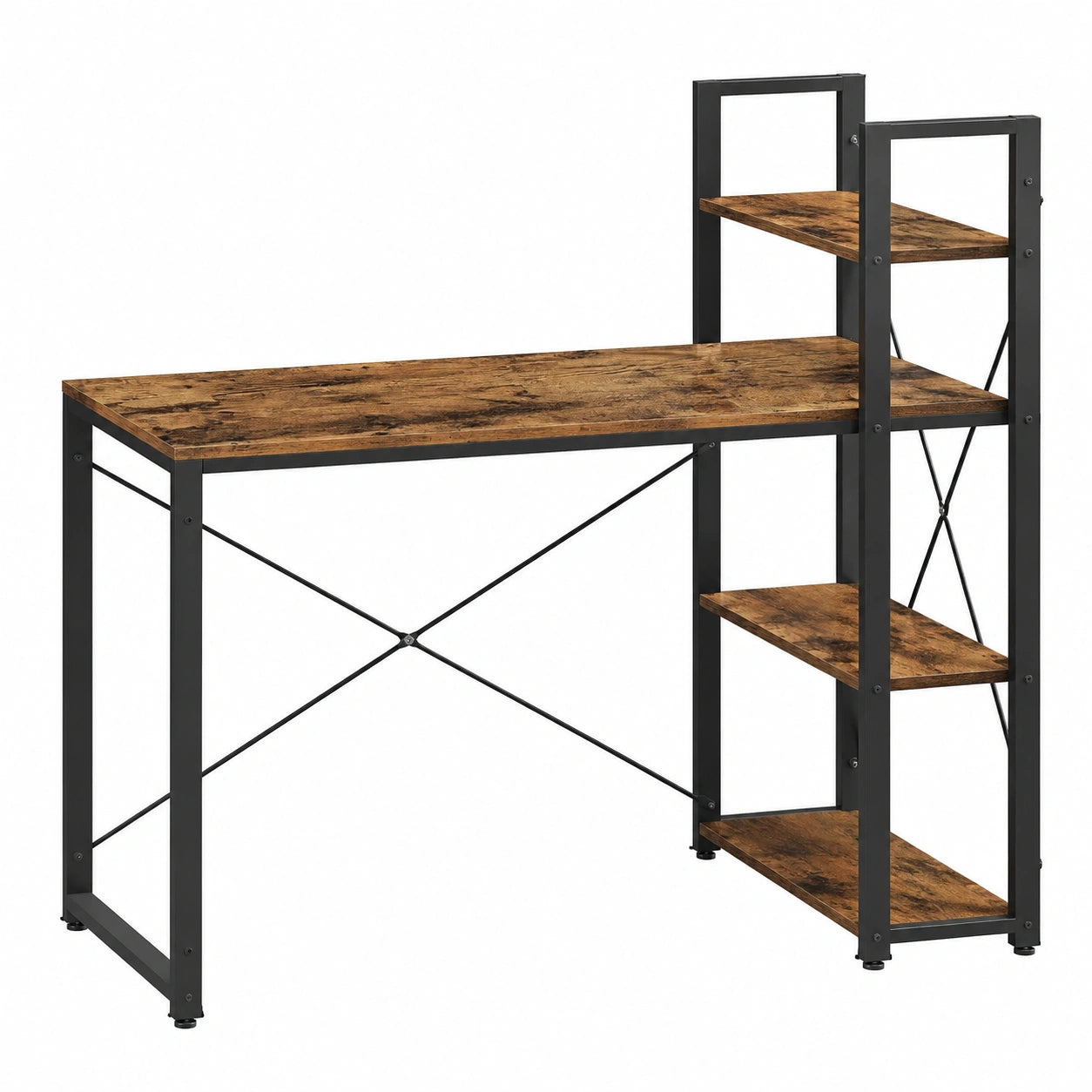bureau-avec-etageres-reversibles-facile-a-monter-marron-rustique-et-noir-120-cm-remobp1856sy